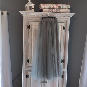 Re-sale. Long Tule Skirt